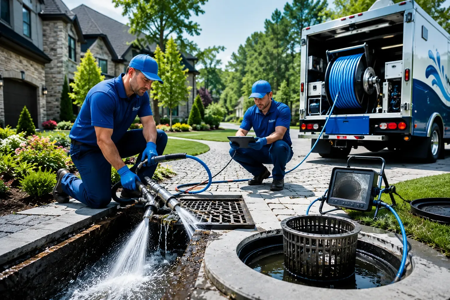 Local outdoor drain cleaning professionals in Splendora, TX